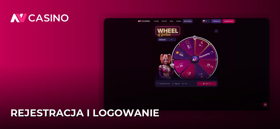 Zrzut ekranu strony NV Casino